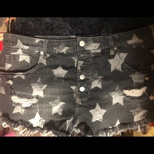 Cut off star shorts size 18